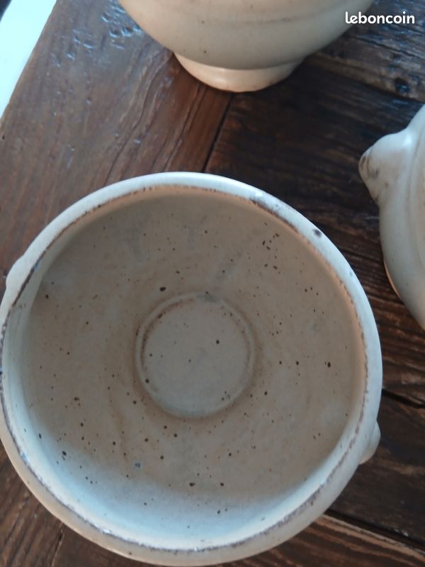Bol Tête De Lion En Porcelaine Blanche - Déco Shabby Chic - Cuisine - Occasion