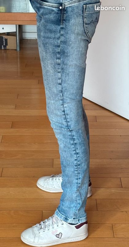 Jean Pepe Jeans Bleu Taille 27 Pour Femme - Coupe Slim Fit Régular, Occasion Très Bon état