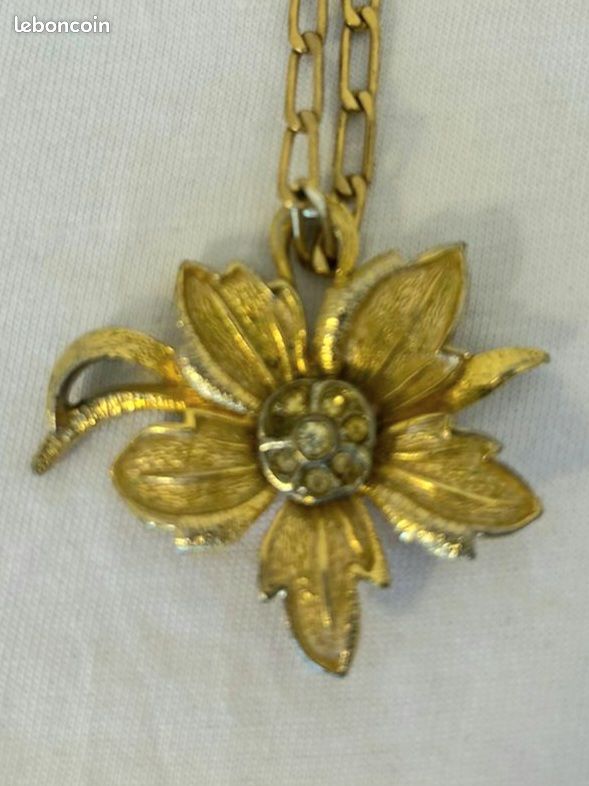 Colier avec pendentif margerite (image 2)