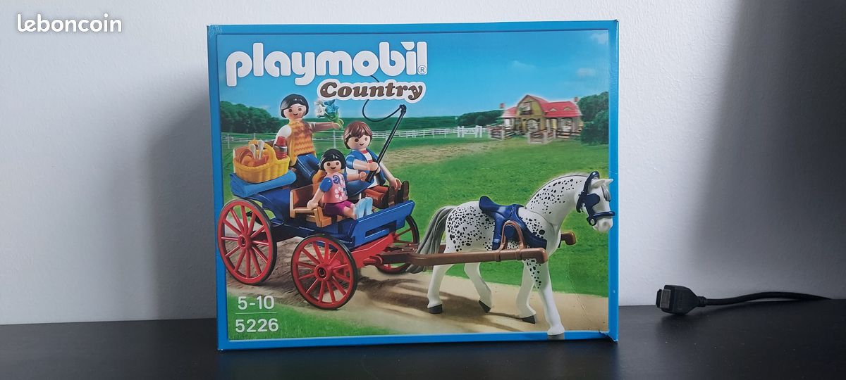 PLAYMOBL ® 6932 Calèche avec attelage / Country / Neuf - New - nuevo