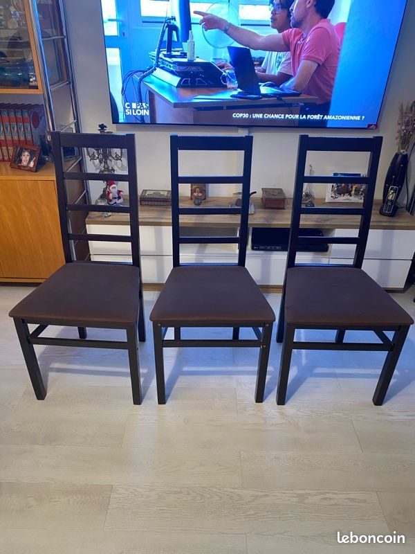 Lot de 3 chaises de salon (image 1)