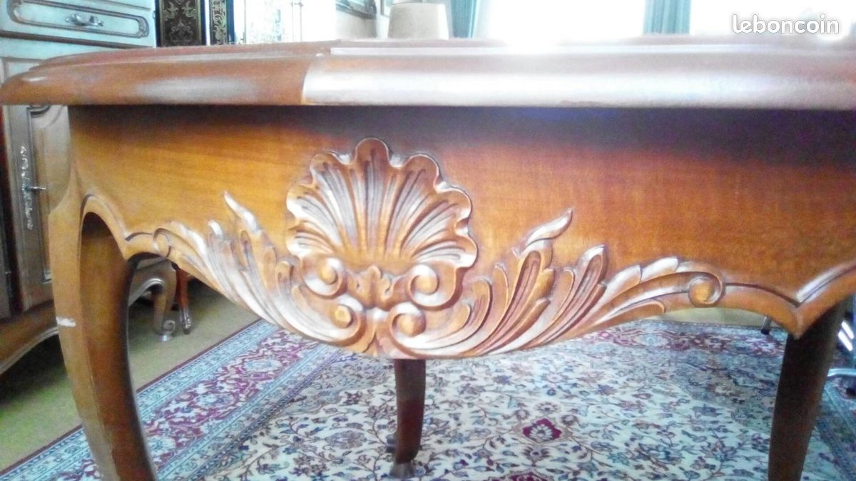 Table ronde merisier massif (image 2)