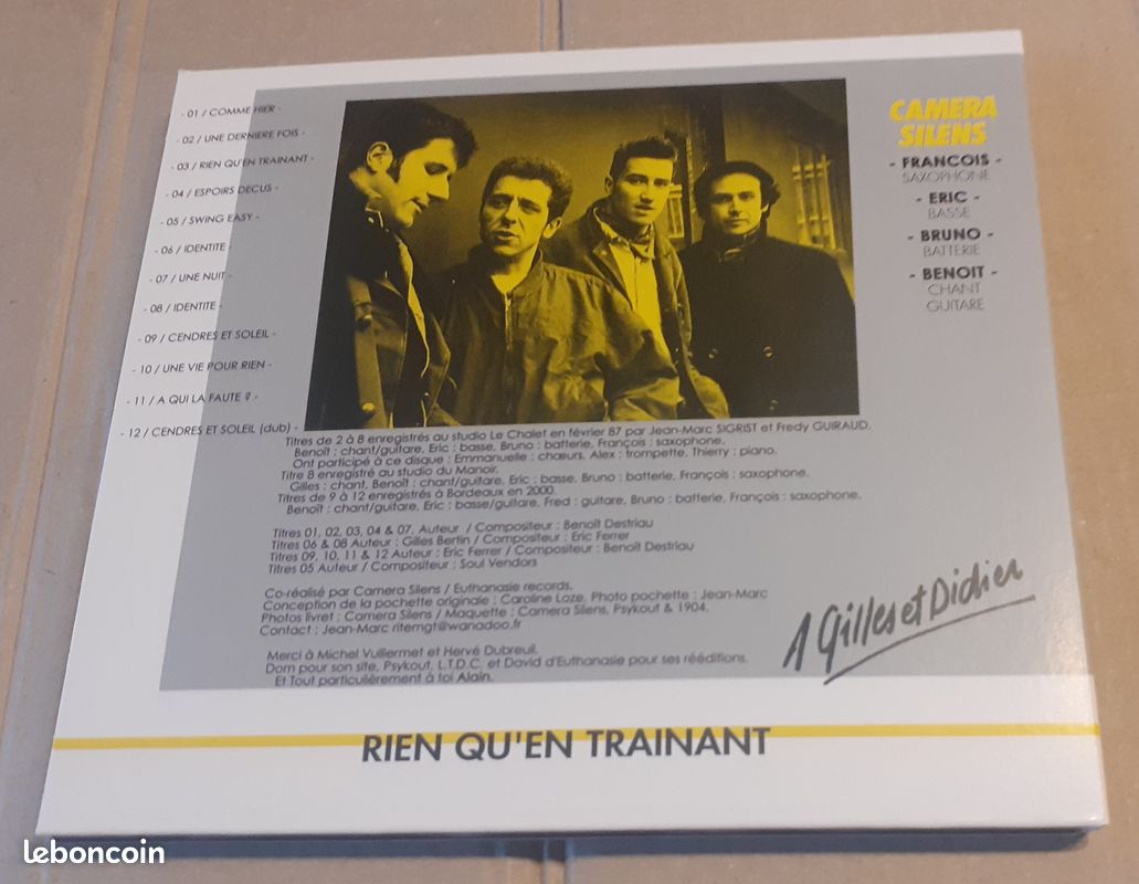 Camera Silens Rien qu'en trainant CD Digipack Reggae Soul Punk Ska Rock Steady (image 4)
