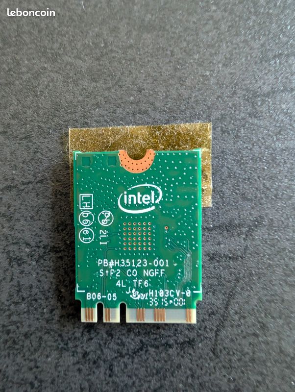 INTEL Carte WiFi 3165NGW pour PC portable/Laptop (image 2)