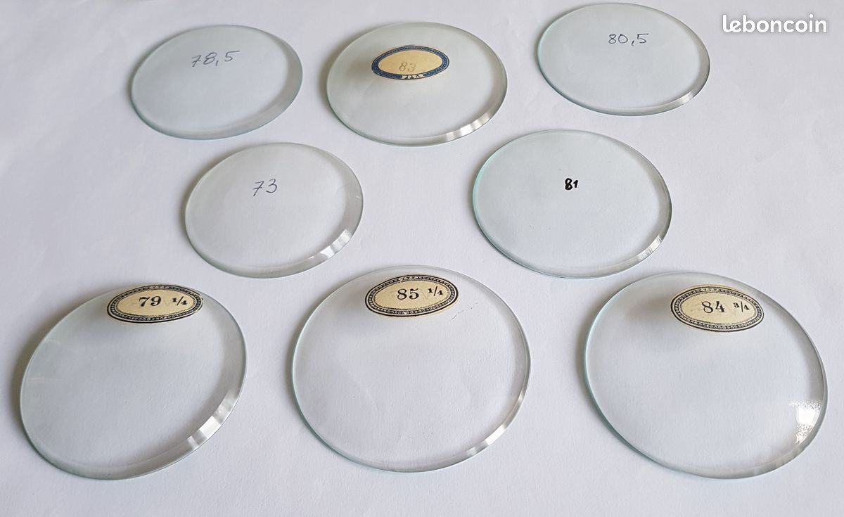 sourcing map Verre de Montre Cristal Transparent Lentille 32mm Diamètre 2.5mm Épais Rond Plat Minéral Haut Transmittance Rechange Pièce pour Réparation Horlogerie