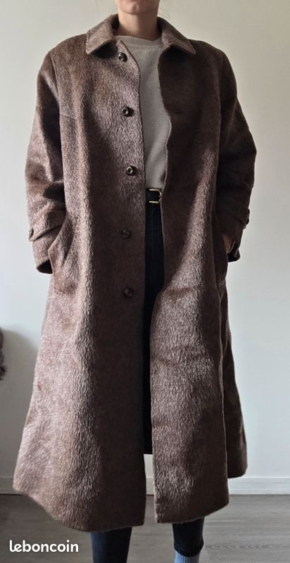 Manteau vintage laine lama (image 7)