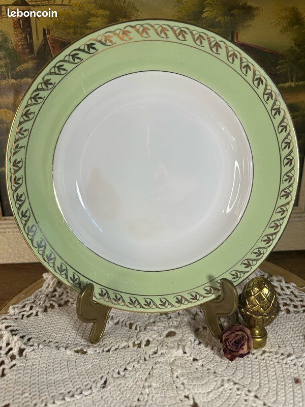 Assiettes creuses Amandinoise Celadon (image 9)