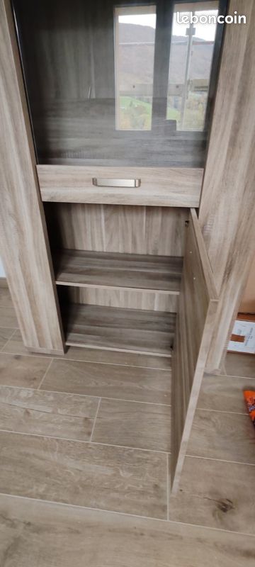 Meuble vitrine salon Stone (image 2)