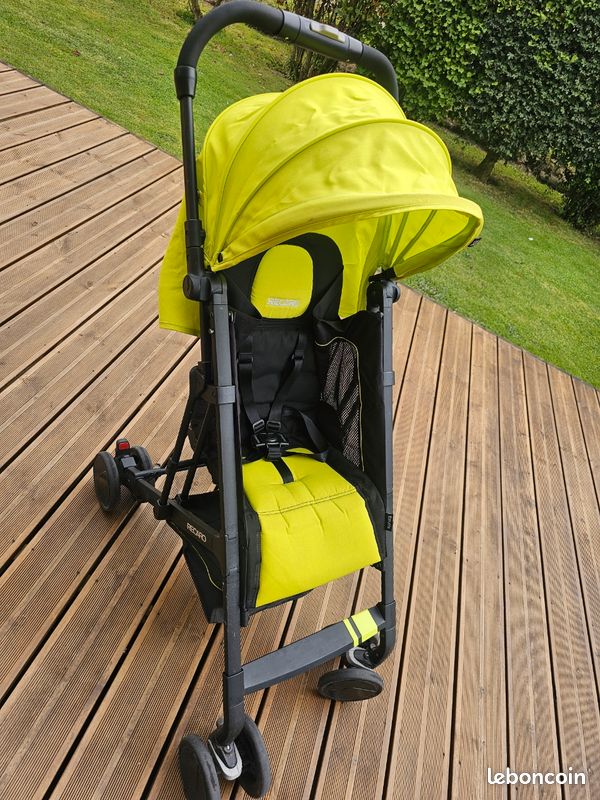 Poussette canne recaro easylife verte - excellent état (image 1)