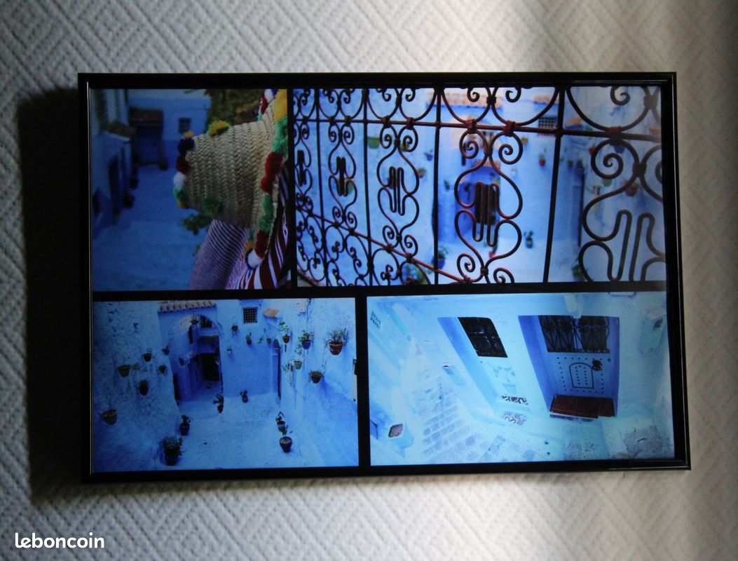 Joli tableau photo 30x45 Chefchaouen (maroc) (image 2)