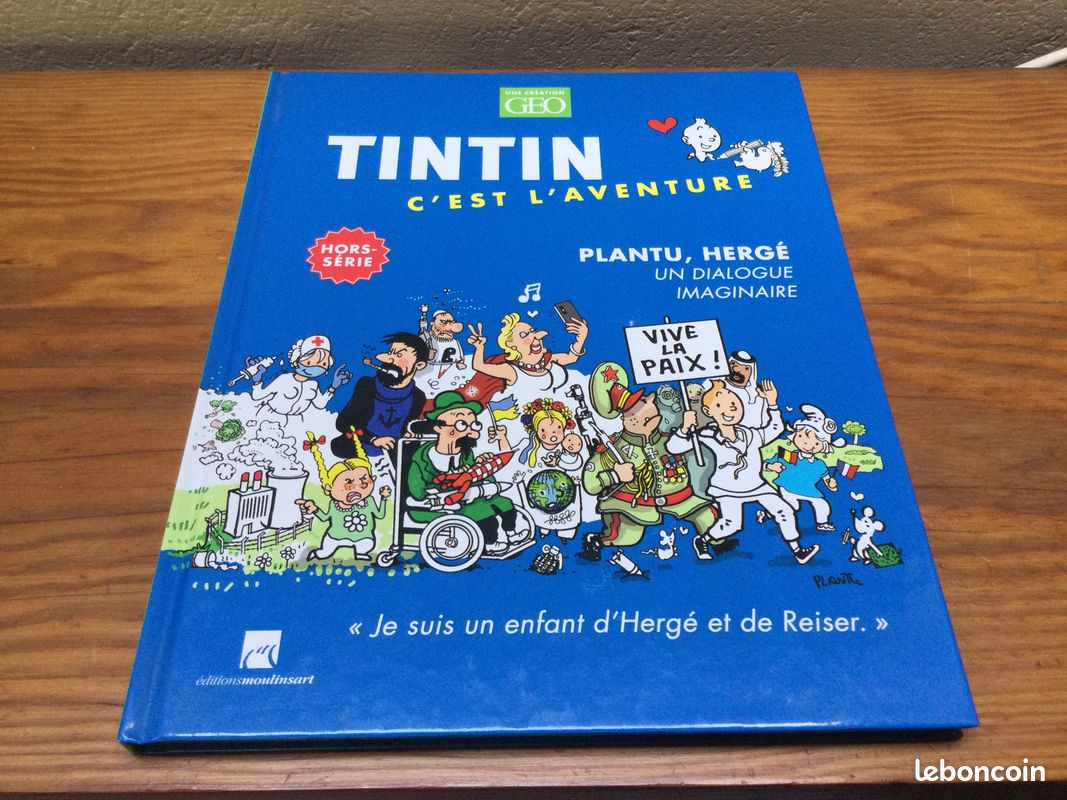 TINTIN c’est l’aventure / PLANTU - HERGÉ un dialogue imaginaire (image 1)