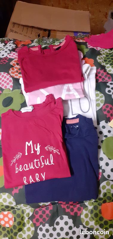 Lot de 5 Tee-shirts 3 ans manches longues (image 1)