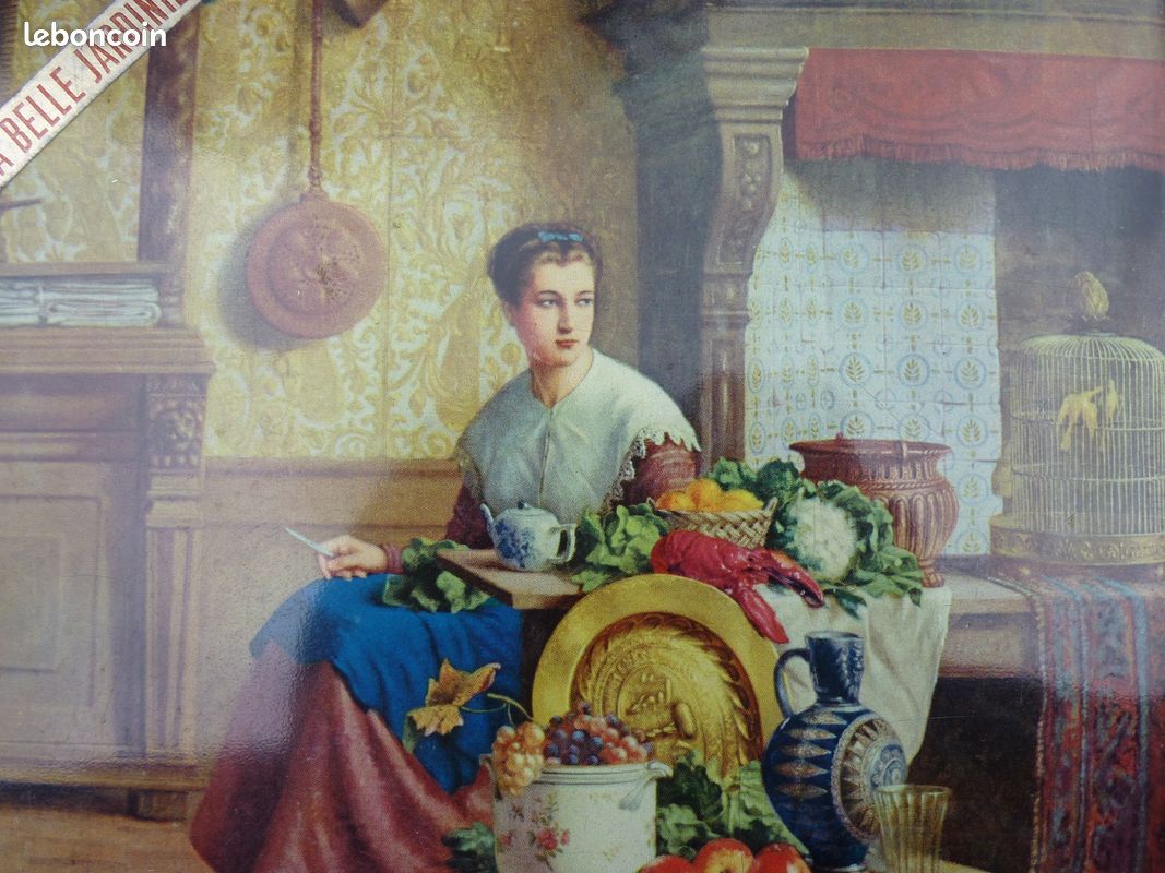 Ancienne boite en métal de la "Belle Jardinière" (image 4)