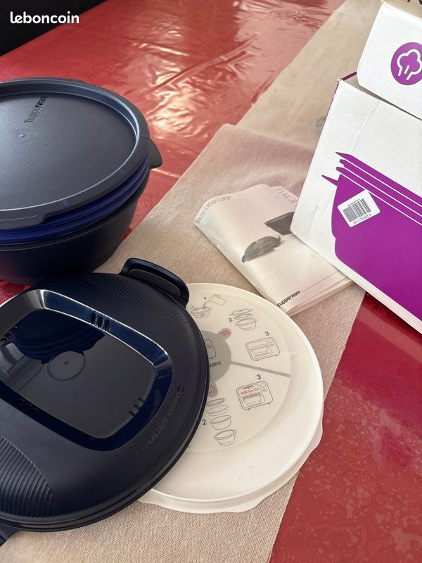 TUPPERWARE Mikrowellenbehälter Micro Urban Large 3,0L dunkelblau + SPÜLTUCH TUPPERWARE Mikrowellenbehälter Micro Urban Large 3,0L dunkelblau + SPÜLTUCH