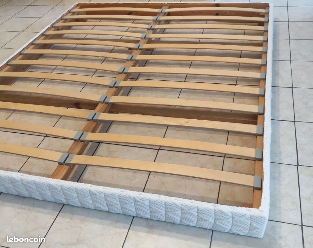 Sommier tapissier + matelas 160x190 (livraison possible) (image 3)