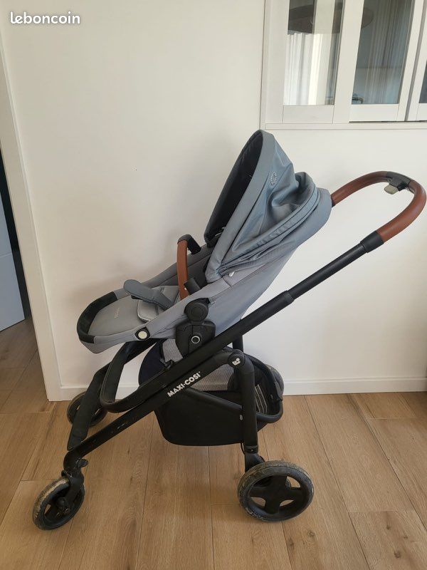 Poussette et nacelle Maxi-Cosi Lila CP Jade (Essential Grey
