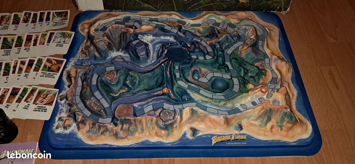 Jeu De Société L'Ile Infernale – 1ère Version 1987 – MB – Complet TBE – Vintage Rare