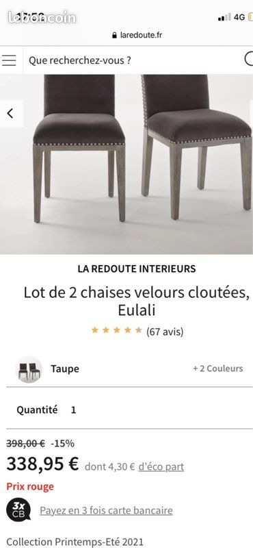 Chaise la redoute ampm (image 4)
