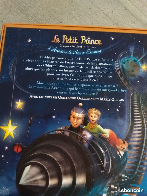 DVD Films dessins animés Le Petit Prince / CD Le Petit Prince d'Antoine Saint Exupery interprété par Gérard Philippe (image 2)