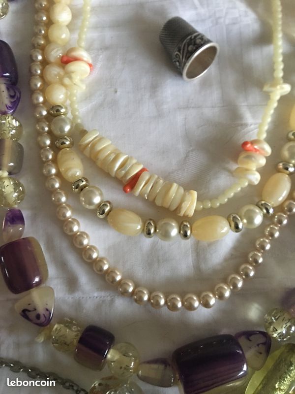 Lot de 10 Perles Coquillage Saint Jacques – Bijoux Coquillages