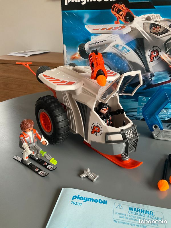 PLAYMOBIL 70231 véhicule des neiges de la spy team (image 7)