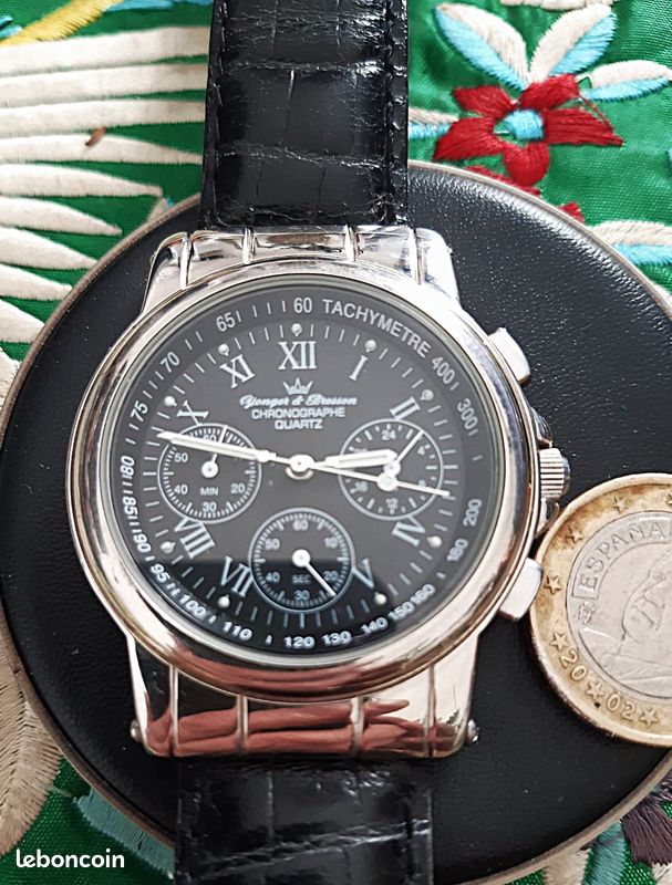 Yonger et Bresson chronograph quartz Montres Bijoux