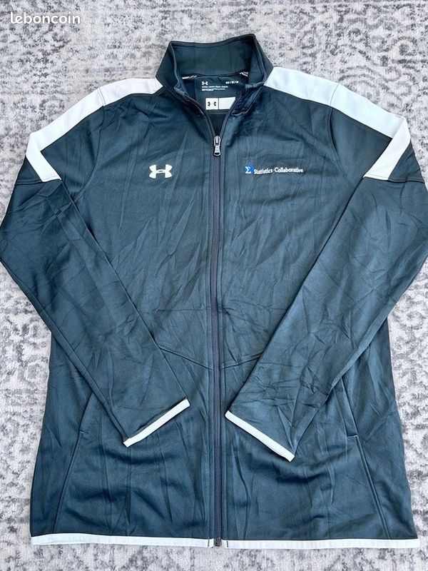 Veste Gilet Zippée Under Armour Gris Foncé Taille M (image 2)