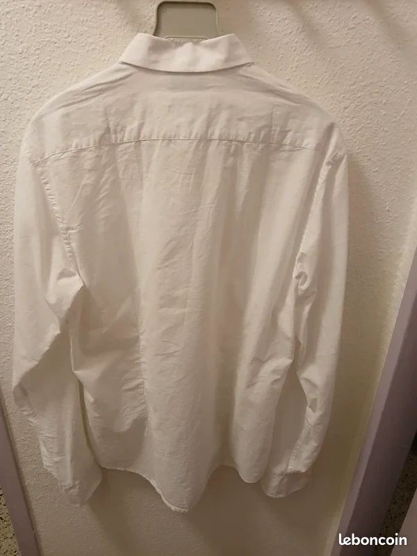 Chemise mélange coton/lin Bexley (image 3)