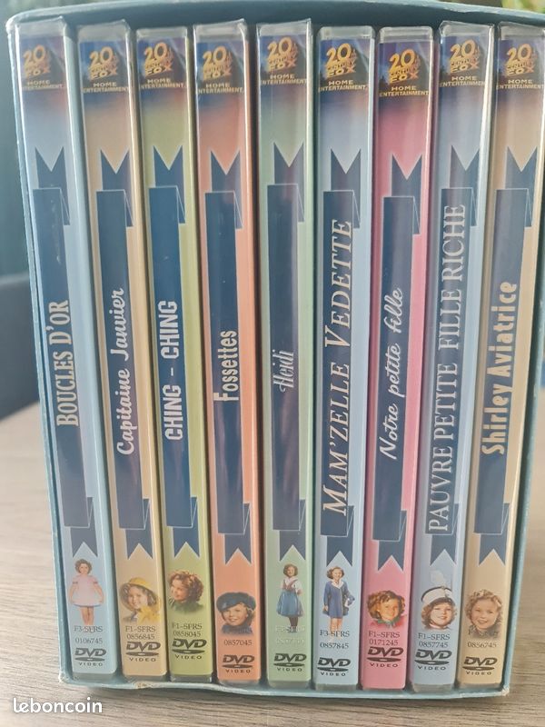 Coffret 9 DVD Shirley Temple dont 6 sous blister (image 8)