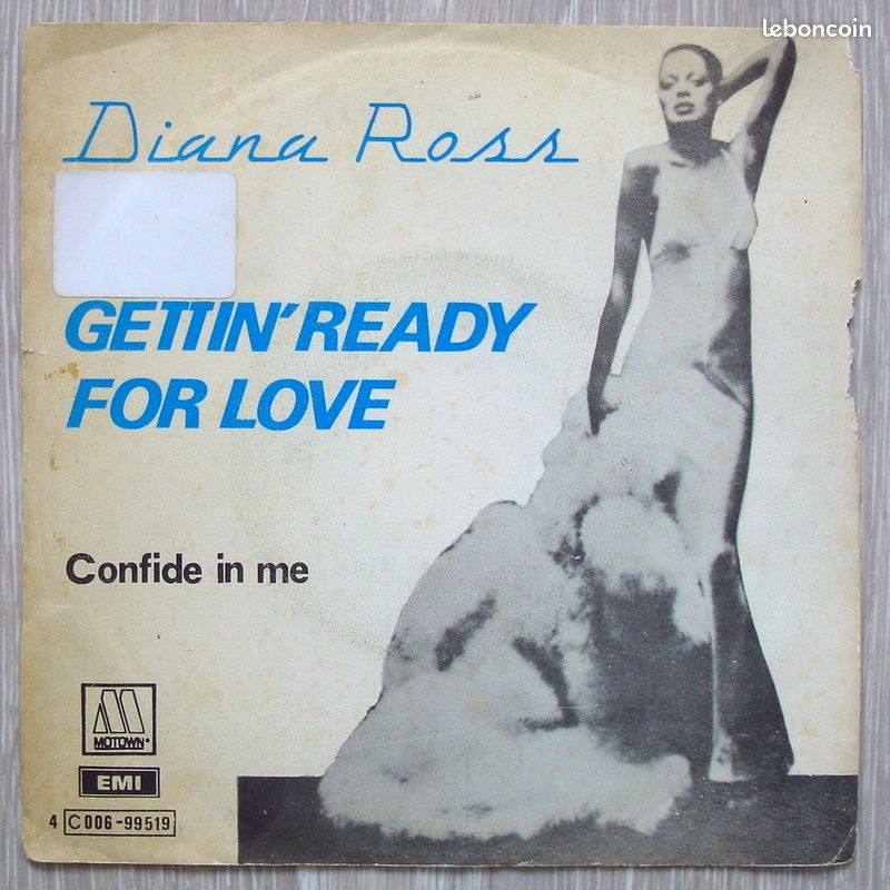 DIANA ROSS - 45t SP Belgique 1977 - GETTIN’ READY FOR LOVE / CONFIDE IN ME - MOTOWN - SABAM (image 1)