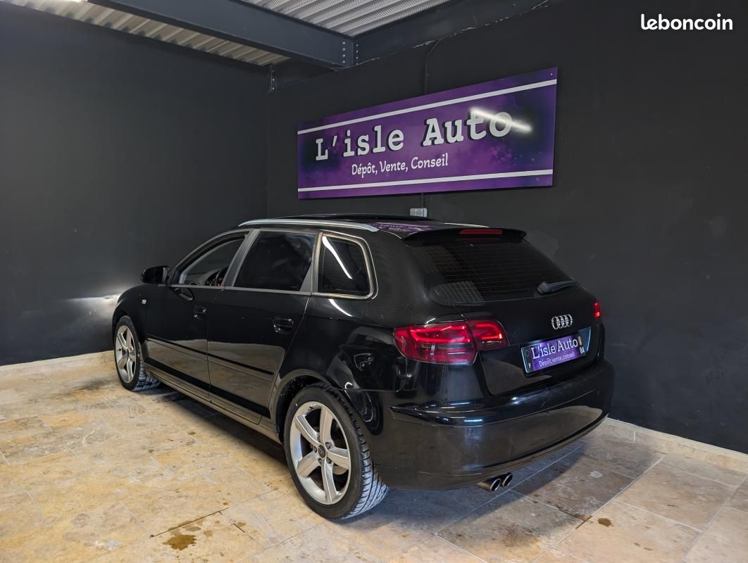 Audi A3 sportback 2.0 TDI 170cv SONO BOSE TOIT OUVRANT FULL CUIR CHAUFFANT (image 5)