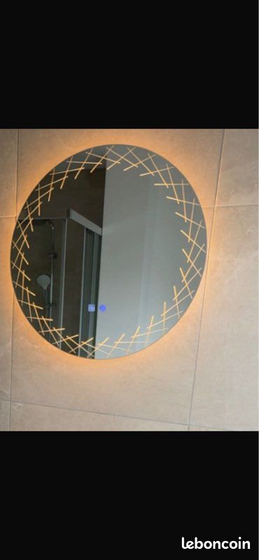 2 Miroirs LED modernes avec anti-buée (image 1)