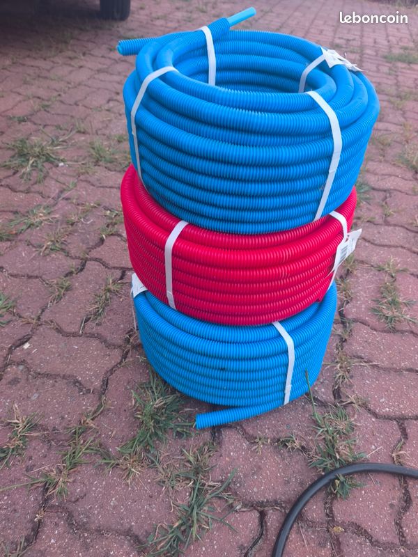 4 Couronnes tubes multicouches, 1 bleu + 1 rouge en 12mm et une en 16mm (image 1)