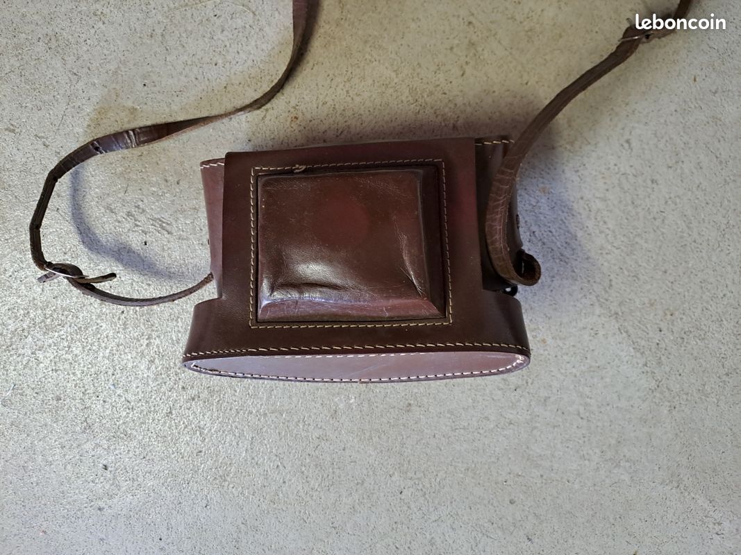 Vieux Reflex ULTRA FLEX Avec Son étui En Cuir, Appareil Photo Ancien Qui A Du Charme