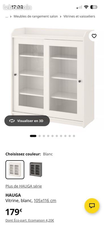 Vitrine HAUGA IKEA