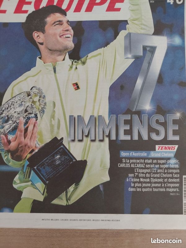 Journaux l'équipe tennis alcaraz djokovic fils nadal (image 10)