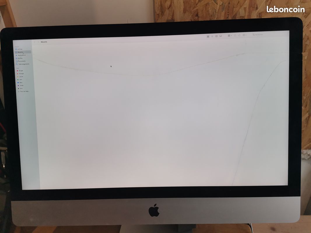  Dalle écran LCD d'Imac 27 Rétina 5K - Fonctionne parfaitement - Grade C (fissure) (image 2)