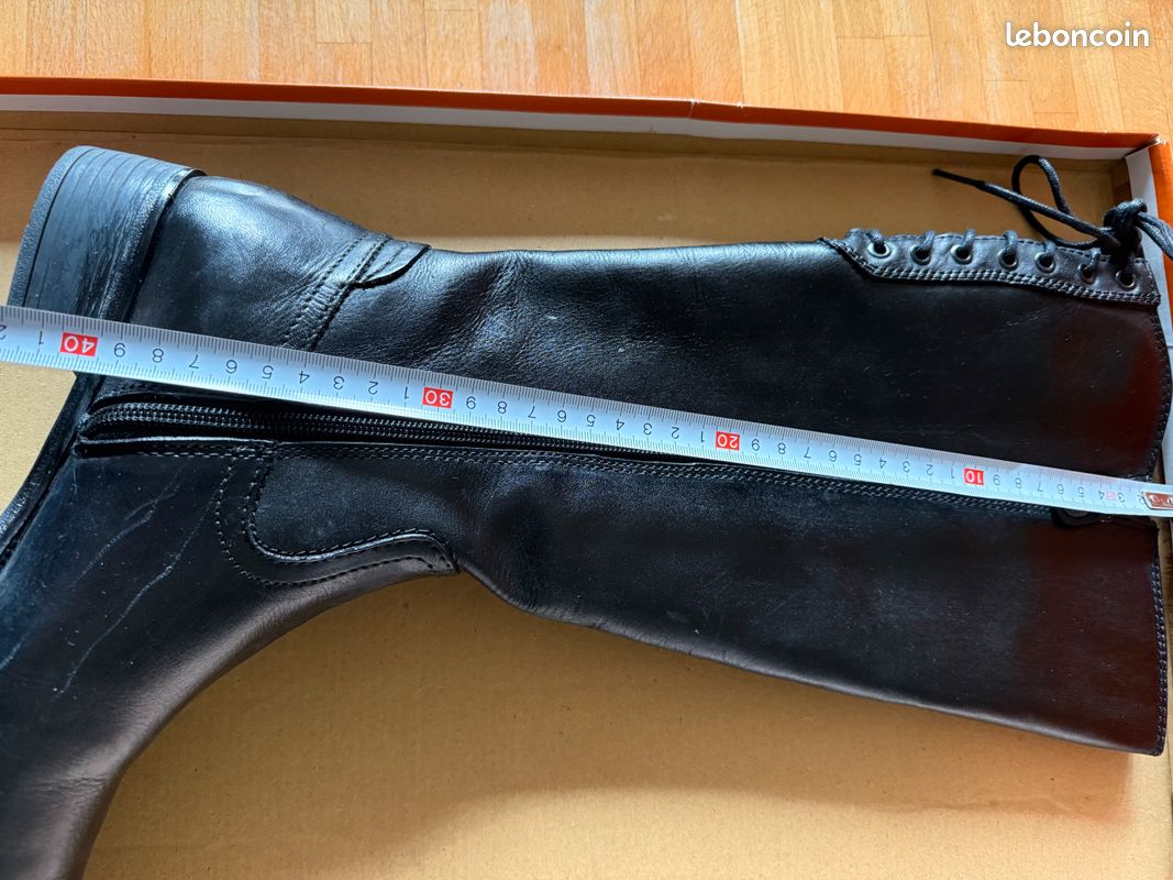 Bottes Cuir Neuves Pointure 40 – Modèle Pha, Valeur D'origine 245€