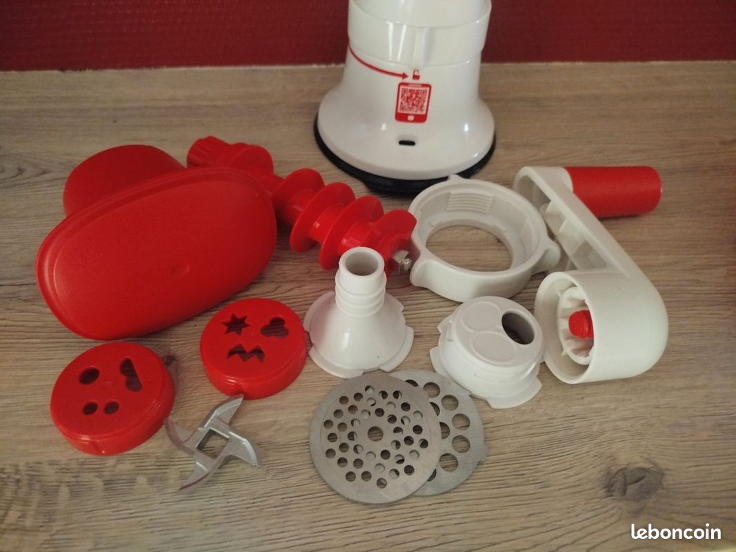 Tupperware Adaptachef Hachoir Complet Blanc Neuf Avec Notice