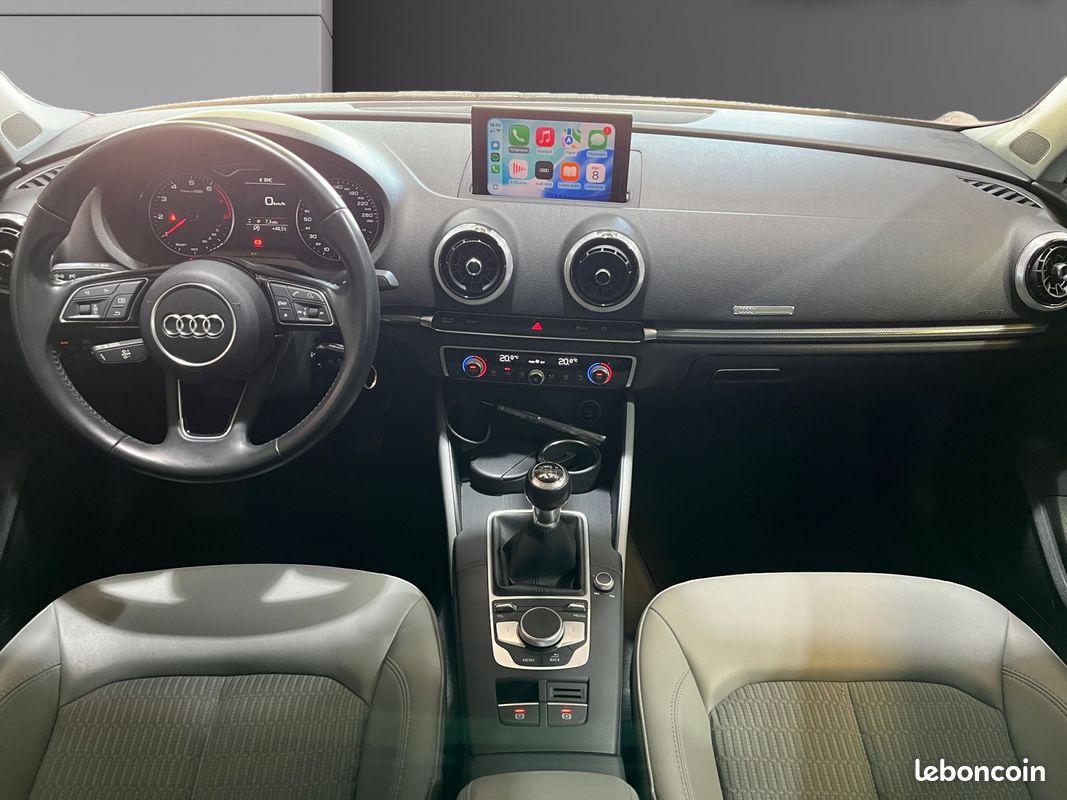 AUDI A3 Berline 1.0 TFSI 115 DESIGN - CarPlay - Coffre Electrique - Keyless - Suivi Complet - 2ᵉ Main - GARANTIE 12 MOIS (image 2)