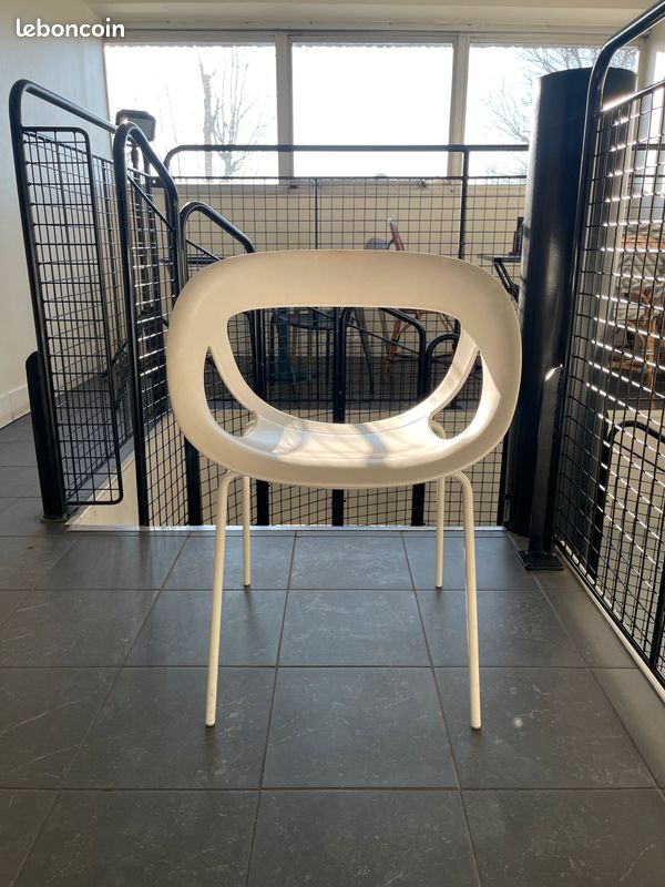 Fauteuil blanc design d'exterieur Eden (image 1)
