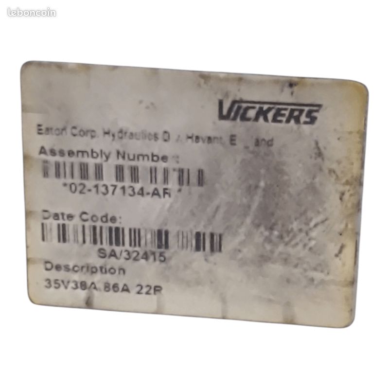 VICKERS 35V38A 86A22R Pompe hydraulique (image 5)
