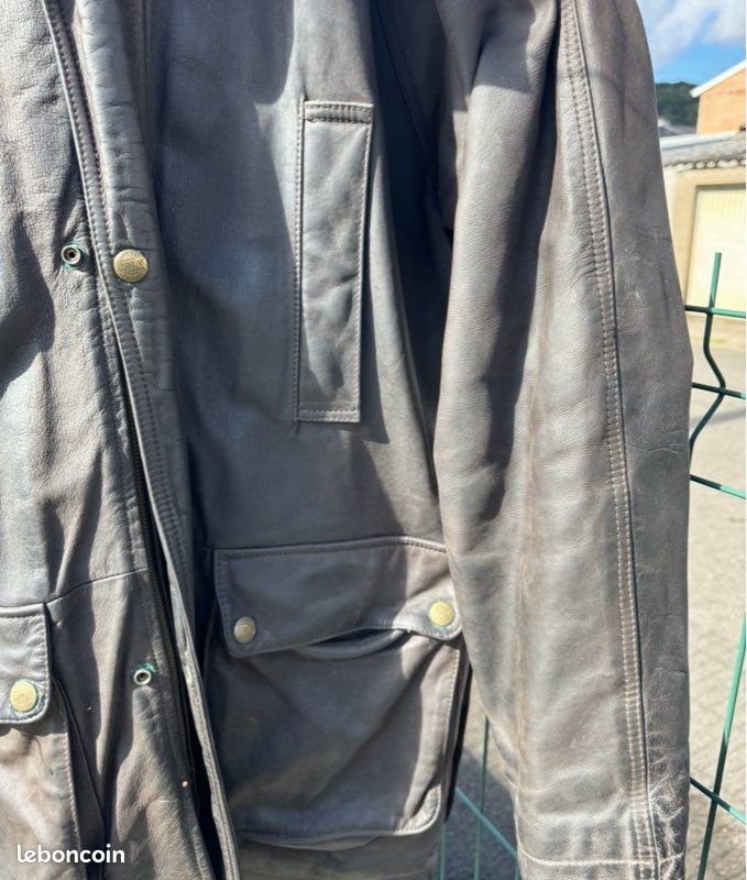 Blouson en cuir Redskins, taille M Vintage (image 7)