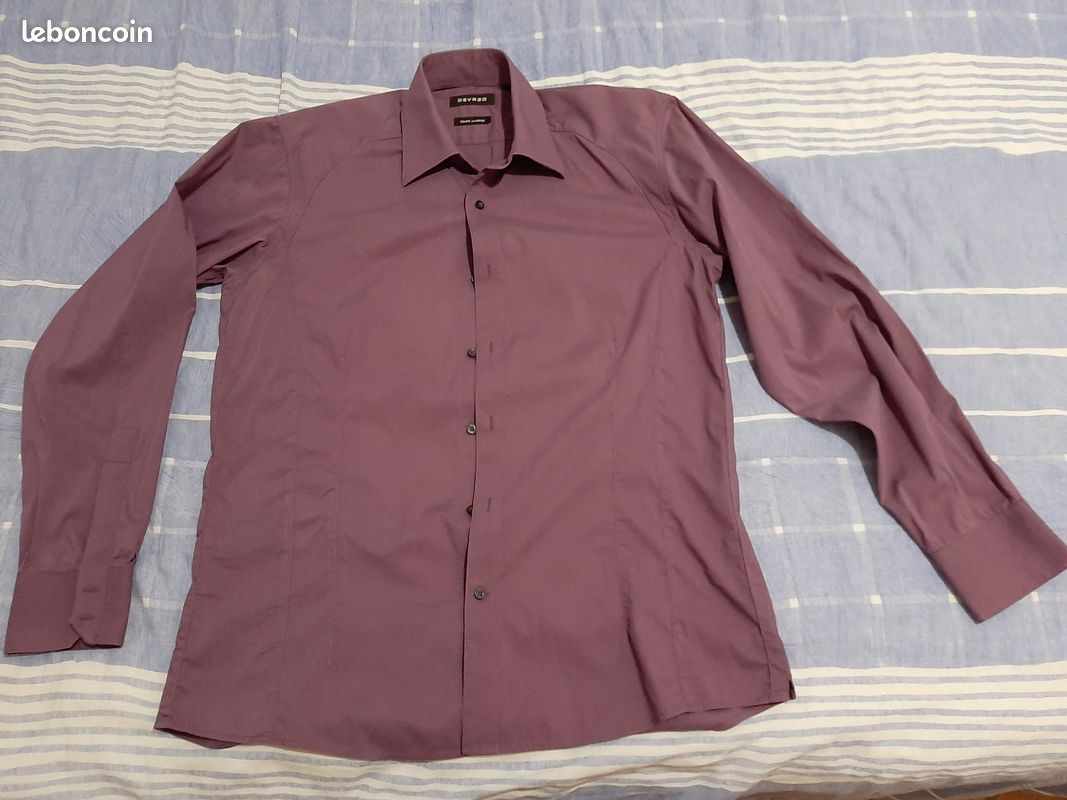JACK AND JONES Chemise à Manches Longues Union Homme Violet