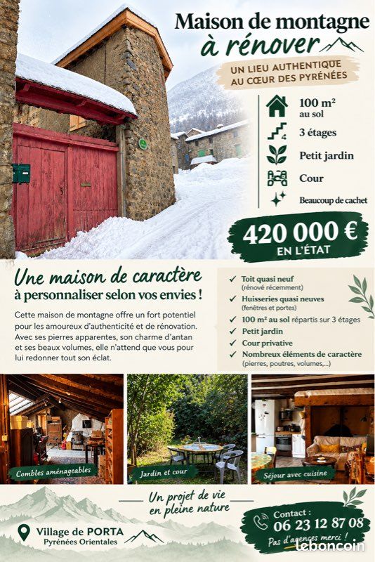 Maison 10 pièces 300 m² · à Porta · 300 m² · 420 000 €