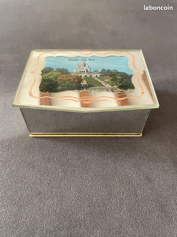 Vlando Boîte à bijoux Grande, Boîte à bijoux vintage 6 niveaux