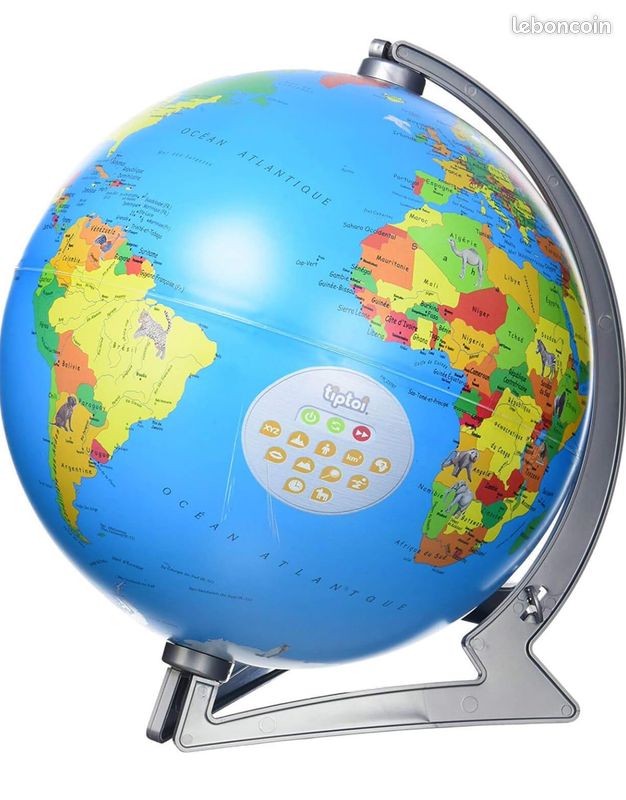 VENDU - Globe jeu interactif tiptoi – Tour du monde (Ravensburger) 7 - 99 ans (image 2)