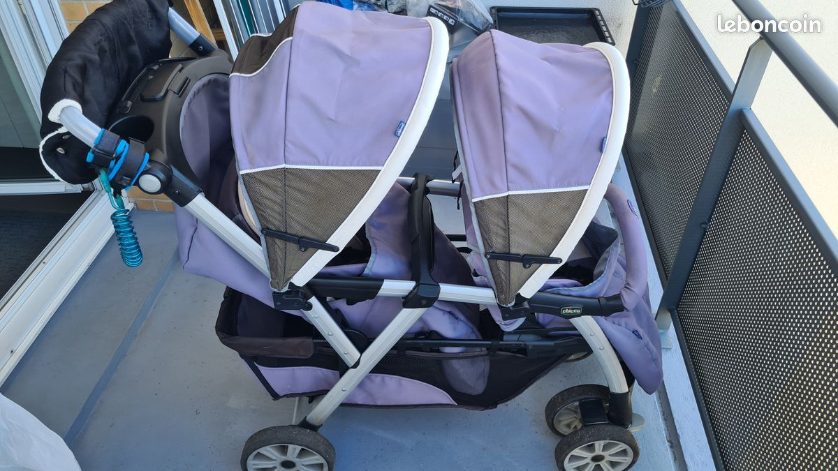 Yardwe Mini Poussette Et Chaise Haute Pour Poupée – Design Réaliste, Léger, Avec Roues – Cadeau Pour Filles Et Garçons