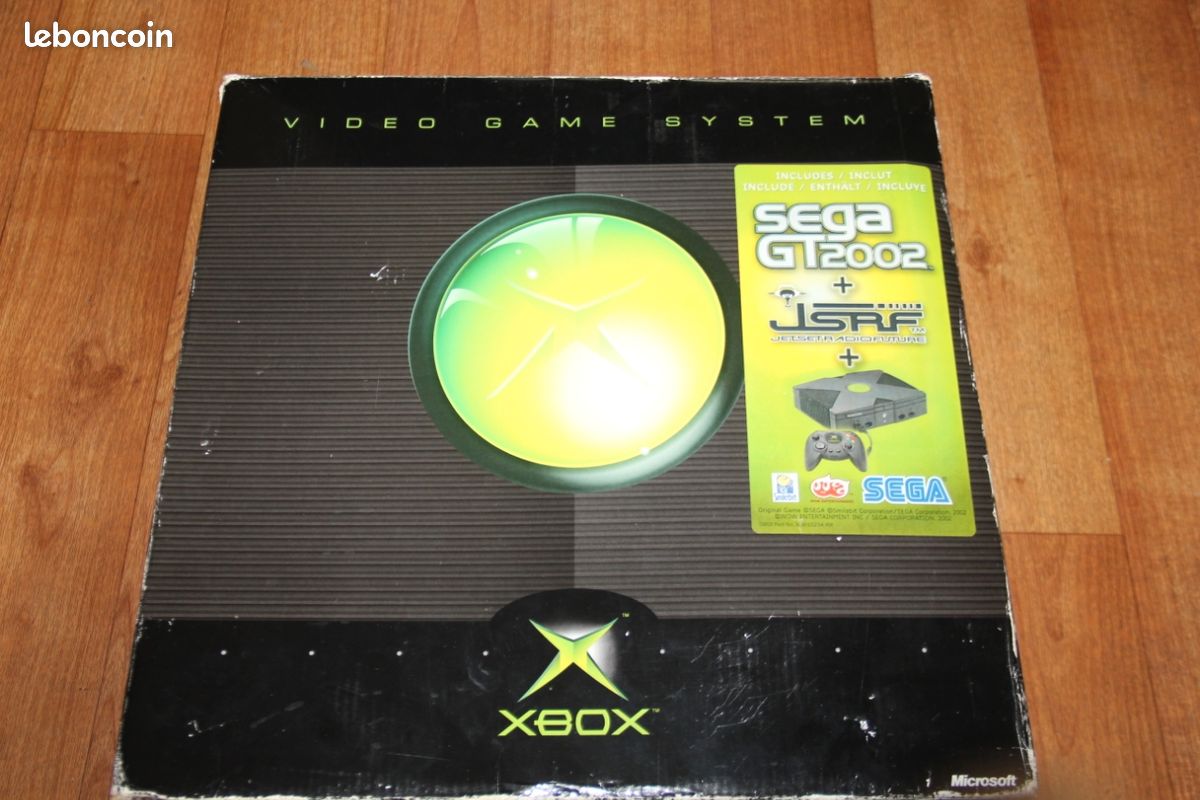 Poster Promo Xbox Original – 2001 – Console + Manette – Blood Wake – Rare – Neuf
