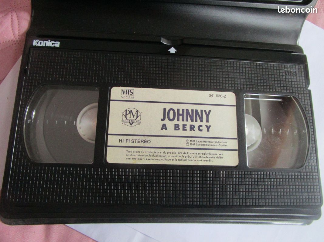 K7 vhs johnny hallyday (image 3)
